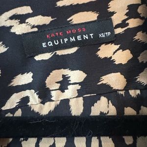 Silk Equipment KATE MOSS top